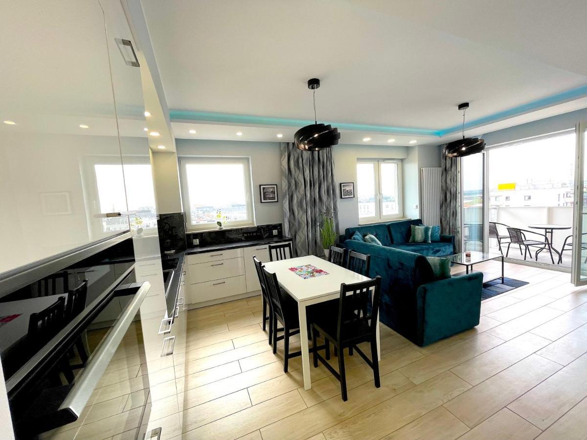 Apartament Z Tarasem I Widokiem Na Odre 브로츠와프 외부 사진