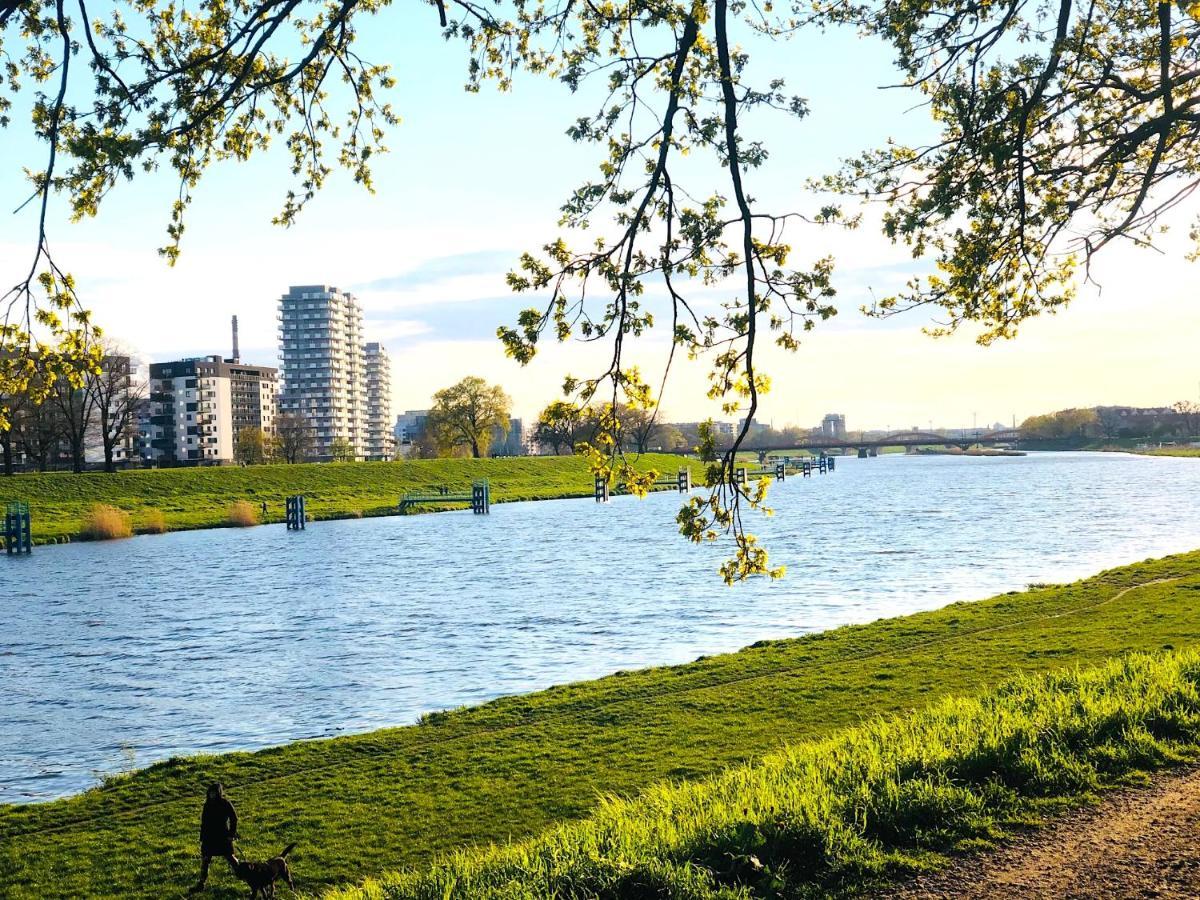 Apartament Z Tarasem I Widokiem Na Odre 브로츠와프 외부 사진